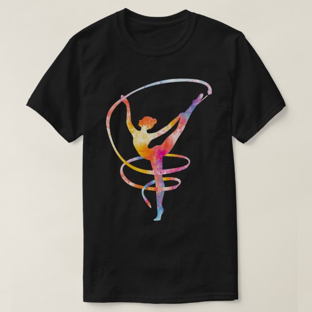 Camiseta ginástica Acrobática Rapariga (Frente do Design)