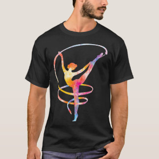Camiseta ginástica Acrobática Rapariga