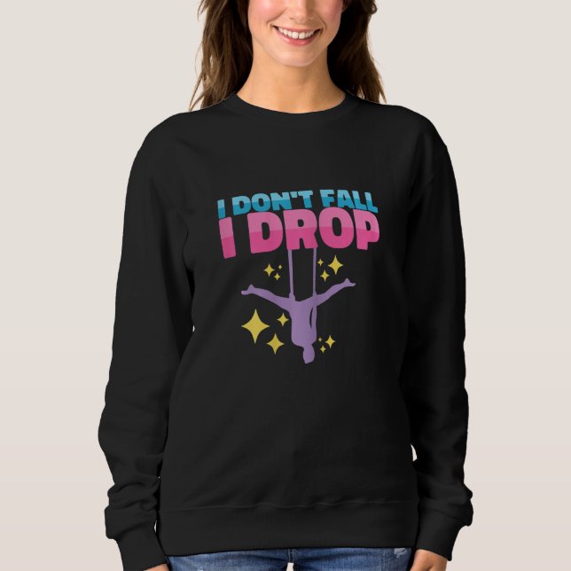 Camiseta Ginástica Aérea Feminina Eu Não Caio Eu Despeno Aé (Frente)