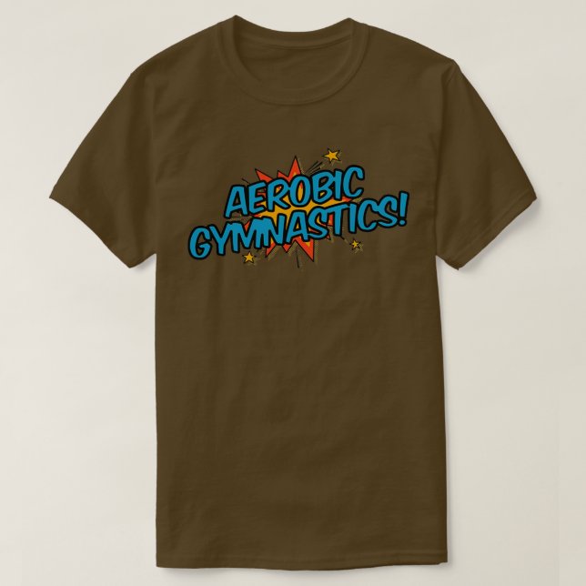 Camiseta ginástica aeróbia (Frente do Design)