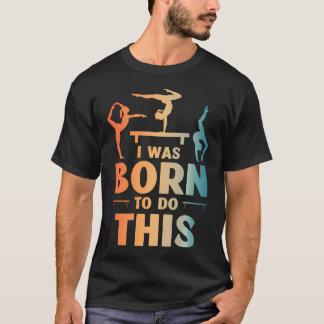 Camiseta Ginástica Arte Para Meninas Mulheres Homens Rítmic