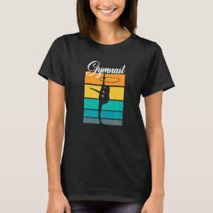 Camiseta Ginástica Artística Acrobacias Ginástica Vintage