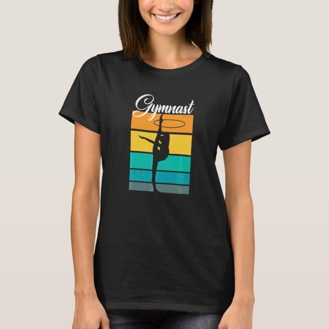 Camiseta Ginástica Artística Acrobacias Ginástica Vintage (Frente)