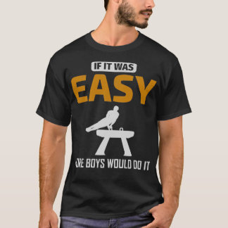 Camiseta Ginástica Artística Pommel Horse Gymnast Engraçado
