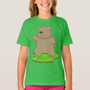 Camiseta ginástica da Malhação Bear Yoga