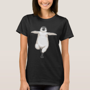 Camiseta Ginástica da Malhação de Yoga Penguin