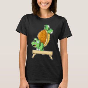 Camiseta Ginástica de Academia de Tartaruga Fitness