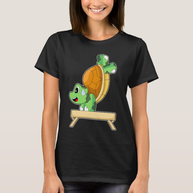 Camiseta Ginástica de Academia de Tartaruga Fitness (Frente)