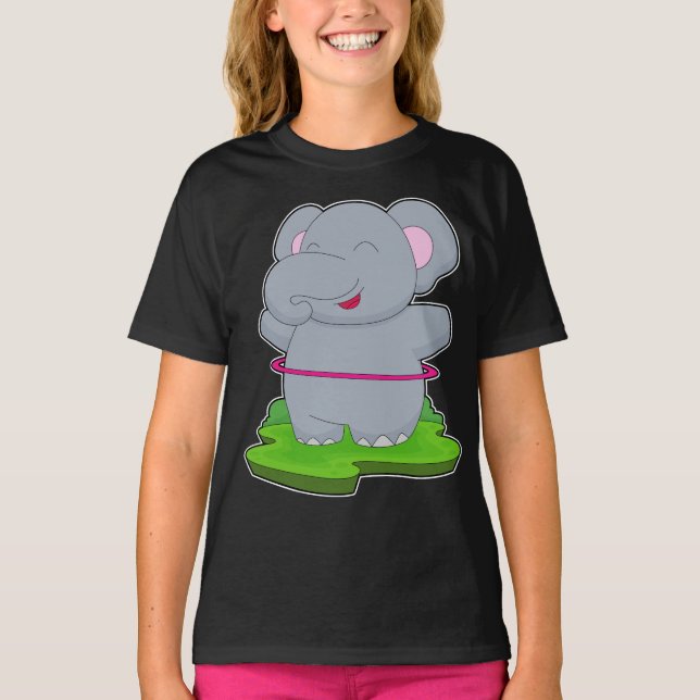 Camiseta ginástica de Malhação elefante (Frente)