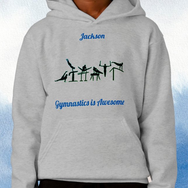 Camiseta Ginástica de Meninos - A ginástica é um Hoodie Inc (Criador carregado)