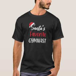 Camiseta ginástica de Natal favorita do ginásio Santas