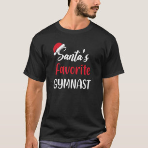 Camiseta ginástica de Natal favorita do ginásio Santas