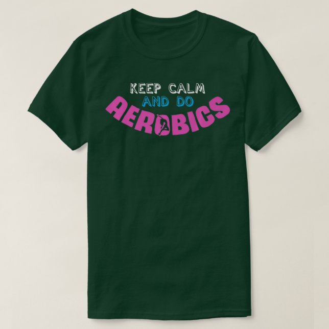 Camiseta Ginástica de Piada de Workout Aeróbica Malhação de (Frente do Design)