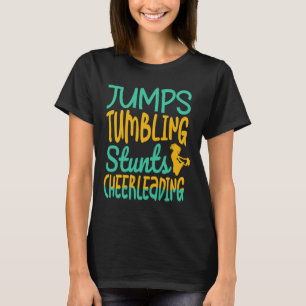 Camiseta Ginástica de Saltos Ginástica de Saltos Cheerleadi