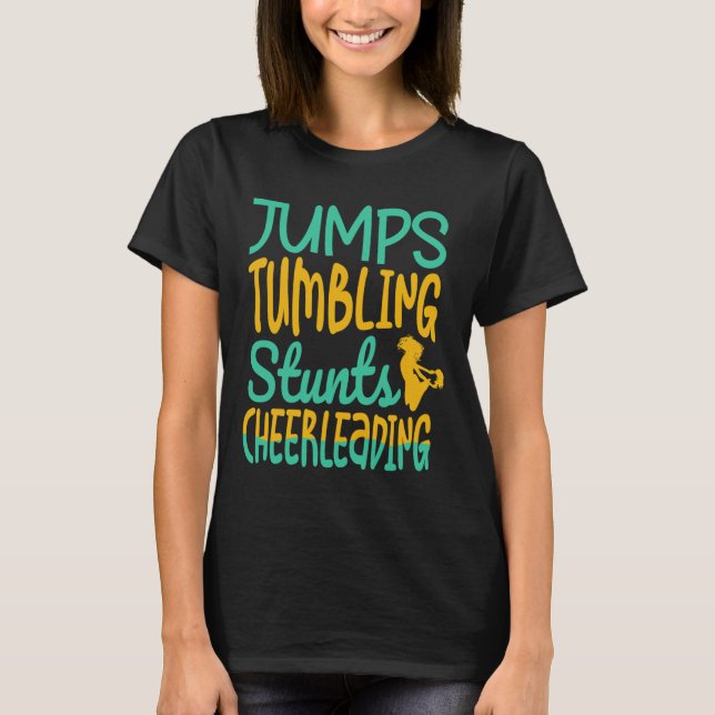 Camiseta Ginástica de Saltos Ginástica de Saltos Cheerleadi (Frente)