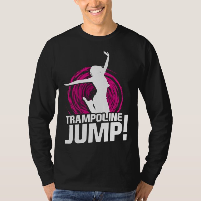 Camiseta Ginástica de Trampolim Jumo Trampolim Ginástica de (Frente)