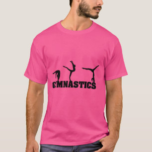 Camiseta ginástica desportiva ritmada