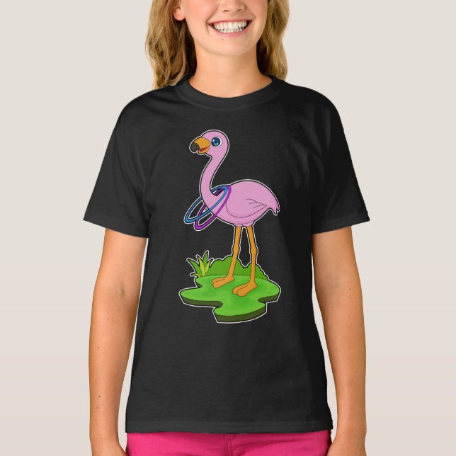 Camiseta ginástica do esporte Flamingo Malhação (Frente)