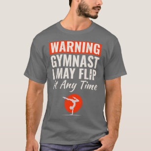 Camiseta Ginástica do ginásio Backflip Dança Esportiva Engr