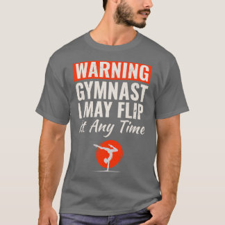Camiseta Ginástica do ginásio Backflip Dança Esportiva Engr
