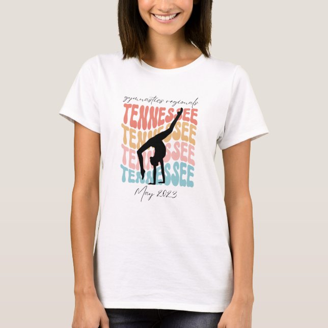 Camiseta ginástica do Team Tennessee 2023 (Frente)