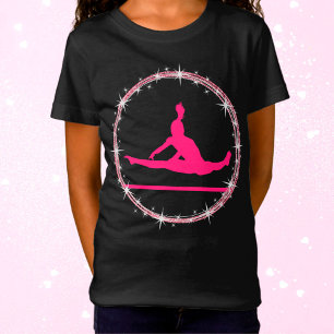 Camiseta ginástica do Twinkle Gymnast Rosa Quente