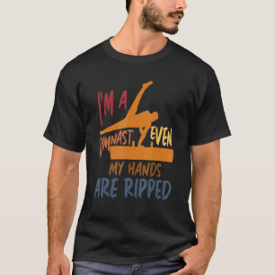 Camiseta Ginástica Eu sou um ginasta, até minhas mãos estão