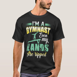 Camiseta Ginástica Eu sou um ginasta, até minhas mãos estão