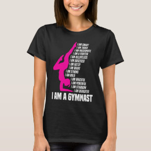 Camiseta Ginástica Eu Sou Um Gymnast Eu Sou Um Gi De ginást
