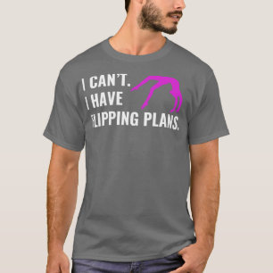 Camiseta Ginástica Eu Tenho Planos Inúteis Cheerleader Engr