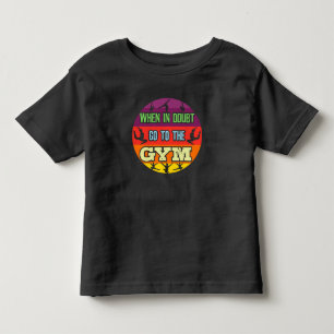 Camiseta Ginástica Feminina Em Caso de Dúvida Vá para a Aca
