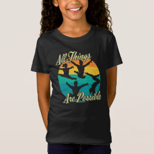 Camiseta Ginástica Feminina - Todas as Coisas São Possíveis