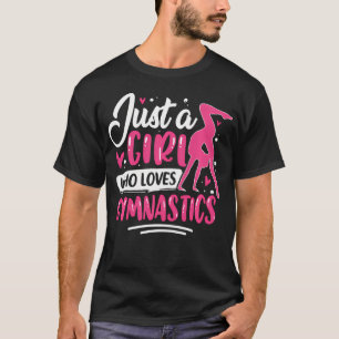 Camiseta Ginástica Ginasta Apenas Uma Garota Que Ama