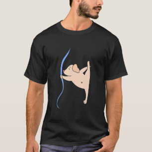 Camiseta Ginástica Gráfica de Cães Acrobat Acrobatics