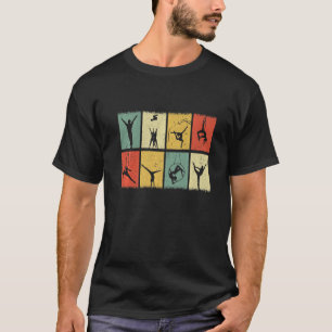 Camiseta Ginástica Gráfica Retroativa Acrobat Acrobat Acrob