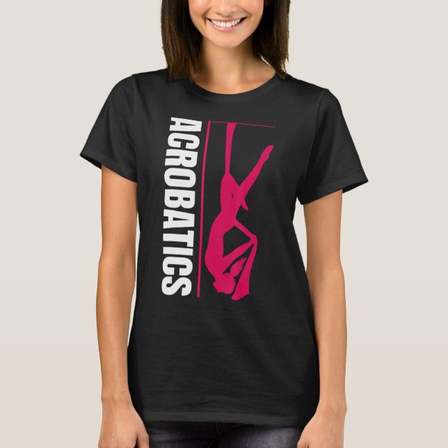 Camiseta Ginástica Gráfica Retroativa Acrobat Acrobat Acrob (Frente)