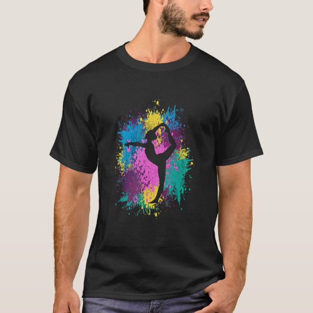 Camiseta Ginástica Gráfica Retroativa Acrobat Acrobat Acrob (Frente)
