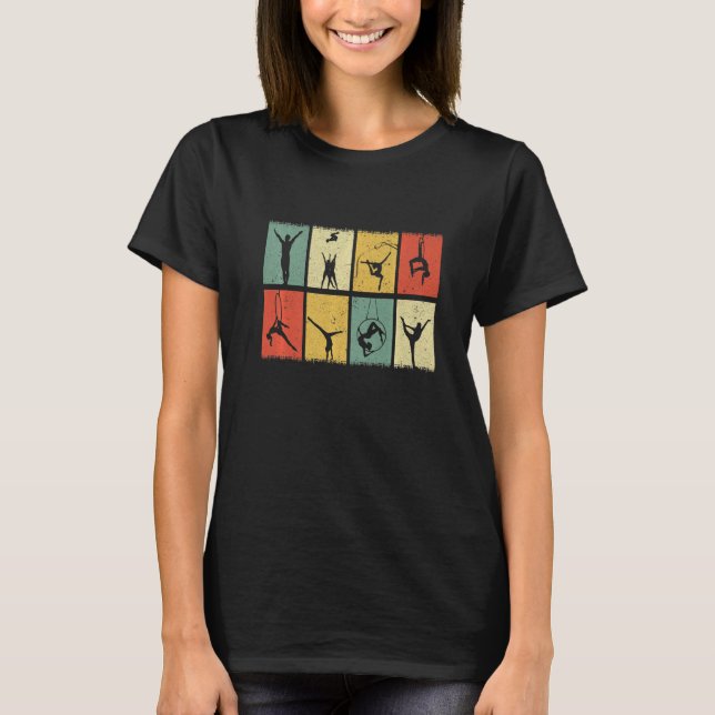 Camiseta Ginástica Gráfica Retroativa Acrobat Acrobat Acrob (Frente)