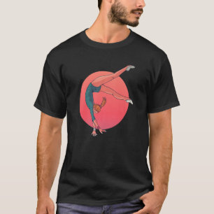 Camiseta Ginástica Gráfica Retroativa Acrobat Acrobat Acrob