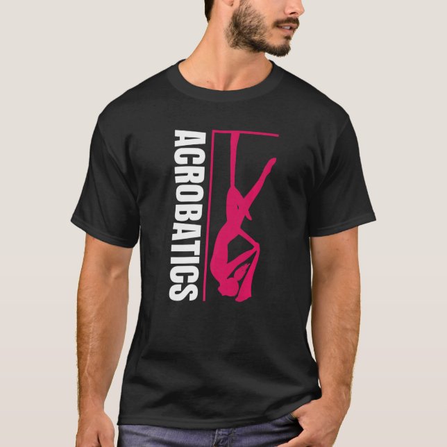 Camiseta Ginástica Gráfica Retroativa Acrobat Acrobat Acrob (Frente)