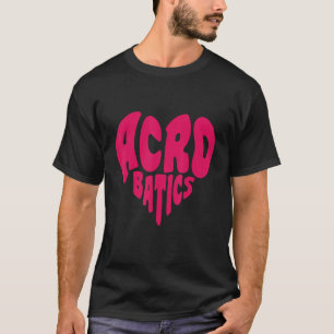 Camiseta Ginástica Gráfica Retroativa Acrobat Acrobat Acrob
