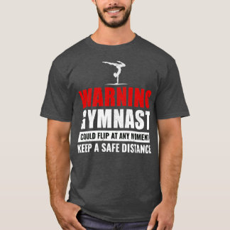 Camiseta ginástica Gymnast Backflip Dance Sports Engraçado