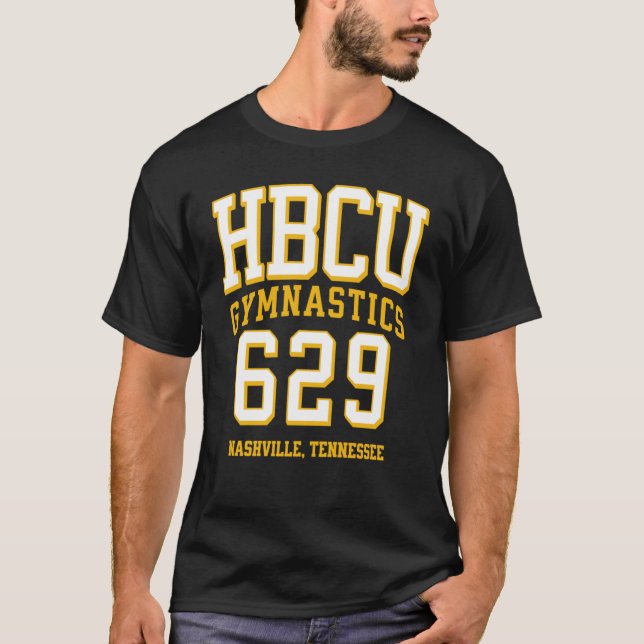 Camiseta ginástica HBCU 629 Código de área Nashville TN 2 (Frente)
