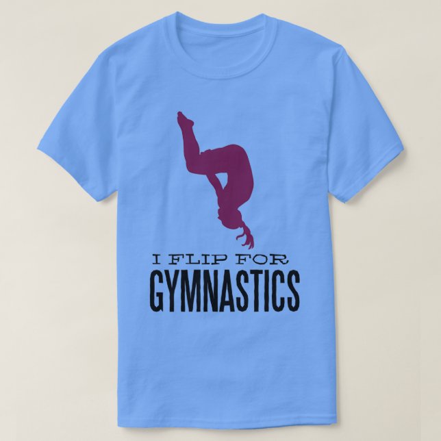 Camiseta Ginástica I Sacudir Para A Ginástica 7 (Frente do Design)