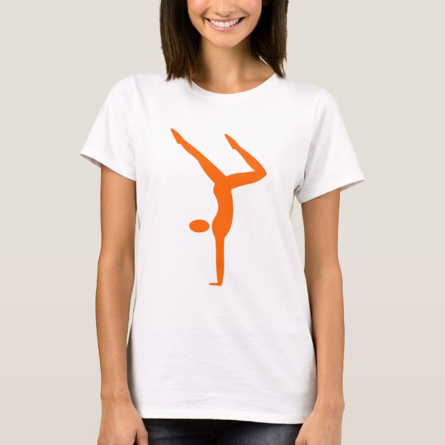 Camiseta Ginástica - Laranja (Frente)