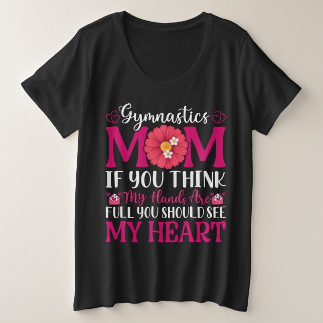 Camiseta Ginástica Mãe (Frente do Design)