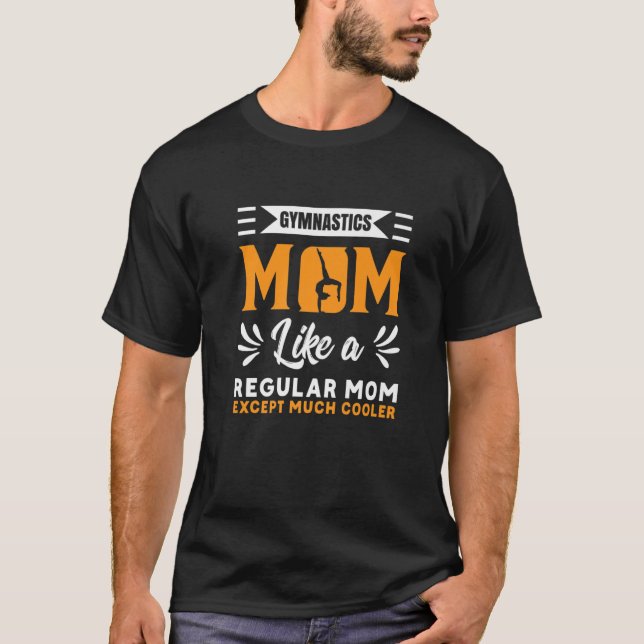 Camiseta Ginástica Mãe ginástica Desportiva Ginástica ginás (Frente)