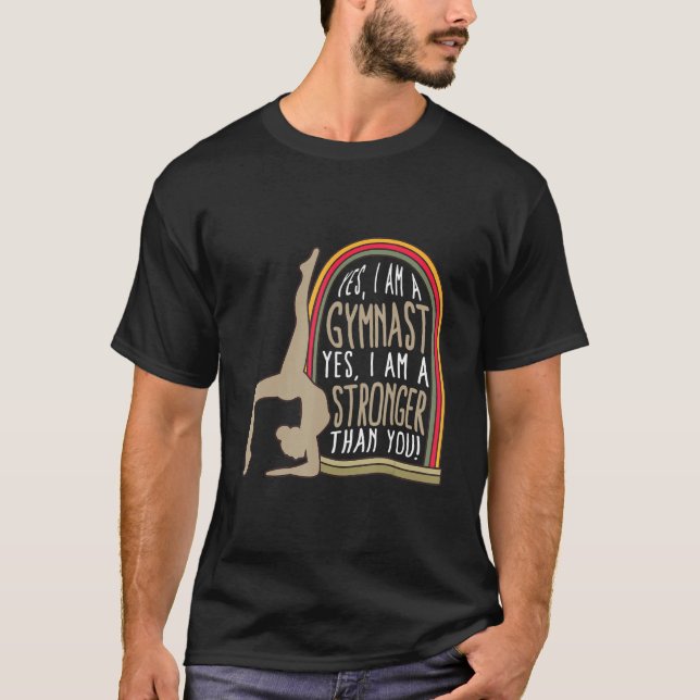 Camiseta Ginástica Mais Forte Do Que Vocês Mulheres Malhaçã (Frente)