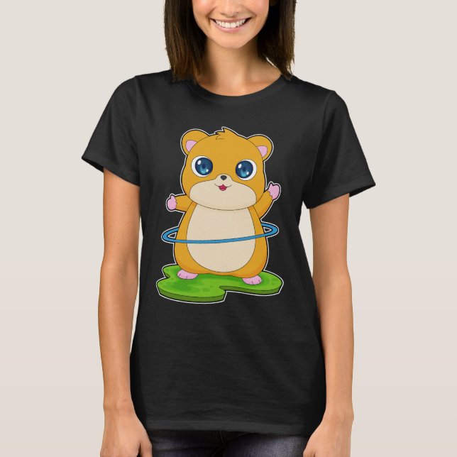Camiseta ginástica Malhação de Hamster Esportes (Frente)