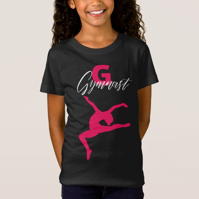 Camiseta Ginástica Monograma G é para ginasta (Frente)
